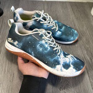 Strike Mvmnt Haze Trainer Shoes Mens 12.5 Blue White Car Wash Print